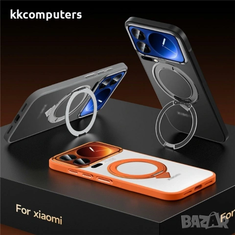 SULADA Магнитен Калъф за Xiaomi 17 Pro - TPU+PC, Матов, 360° стойка, 3 цвята, снимка 9 - Калъфи, кейсове - 53885969