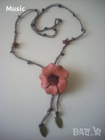 ✅Уникално ново арт колие ръчна изработка, снимка 2 - Колиета, медальони, синджири - 38251462