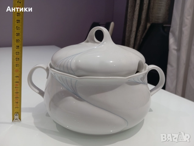 Порцеланова баварска купа маркирана , снимка 3 - Сервизи - 52471015