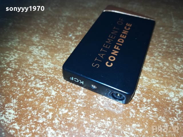 confidence-метална запалка с реотан, снимка 4 - Запалки - 30143394