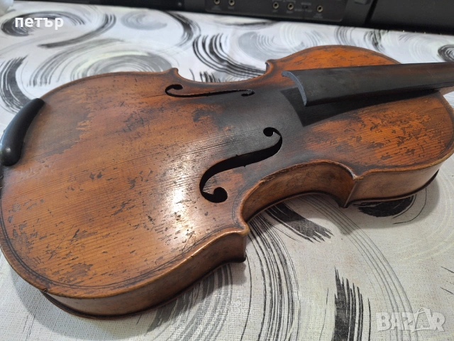 Много стара цигулка, снимка 6 - Антикварни и старинни предмети - 54006621