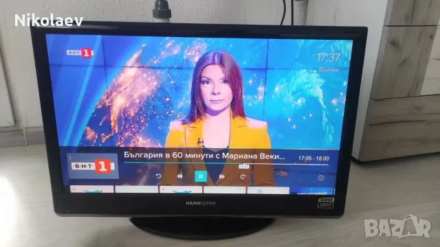 LCD TV Hannspree 24,4 '' HSG1114 Full HD перфектна картина