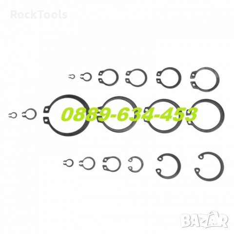 Комплект зегерки в кутия 300бр. осигурителна шайба шайби инструменти, снимка 3 - Други инструменти - 31751951