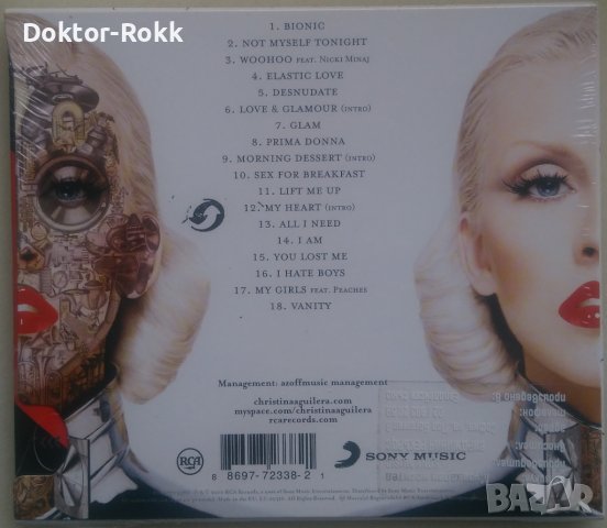 Christina Aguilera – Bionic (2010, CD), снимка 2 - CD дискове - 39125816