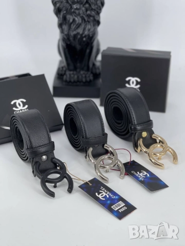 колани от естествена кожа в кутия CHANEL, снимка 6 - Колани - 51456903