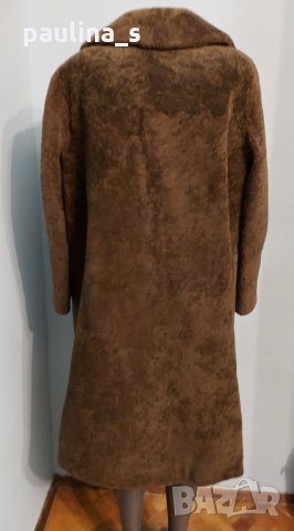 Палто от естествена кожа с косъм - бизонски бокс с косъм, снимка 7 - Палта, манта - 26455921