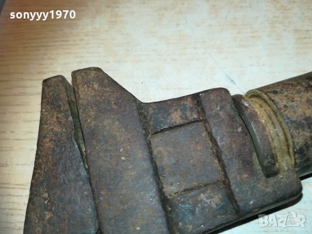 стар раздвижен ключ-антика 1702211001, снимка 3 - Ключове - 31846237