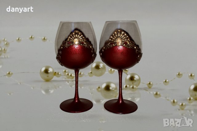 Комплект 2 чаши за вино „Винтидж“
