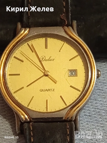 Елегантен часовник Dulux quartz swiss made с кожена каишка 51520, снимка 9 - Мъжки - 52375265
