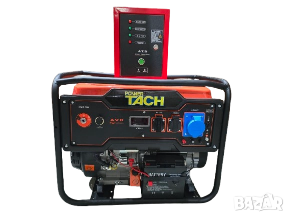 2025 8 KW Генератори за ток агрегат за ток моноф с дисплей с ел. старт 16 Hp