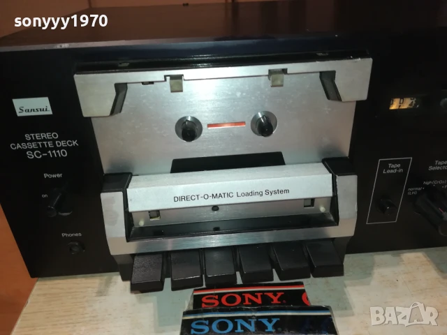 SANSUI DECK-MADE IN JAPAN-ВНОС SWISS 3105251907, снимка 11 - Декове - 50497847