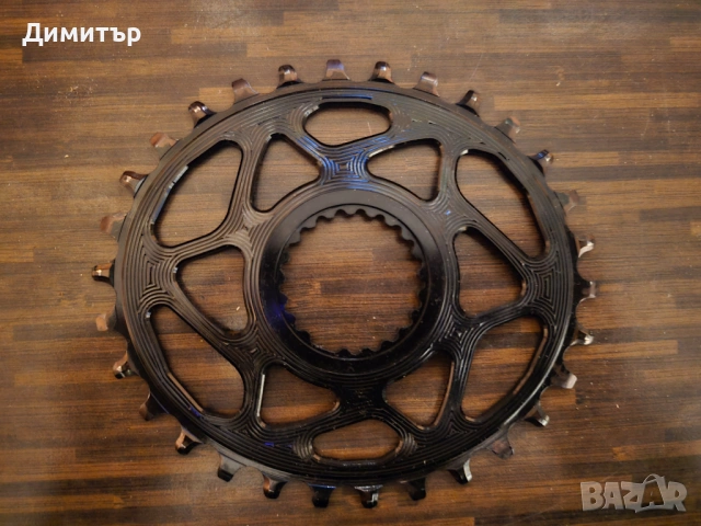 Курбели Deore XT и овален венец Absolute Black, снимка 6 - Части за велосипеди - 54335001