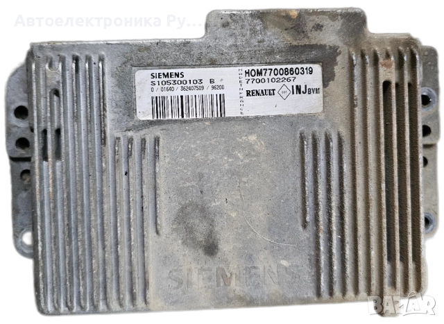 компютър RENAULT MEGANE 1.6 16V SIEMENS, S105300103 B, S105300103B, HOM 7700860319, 7700102267 