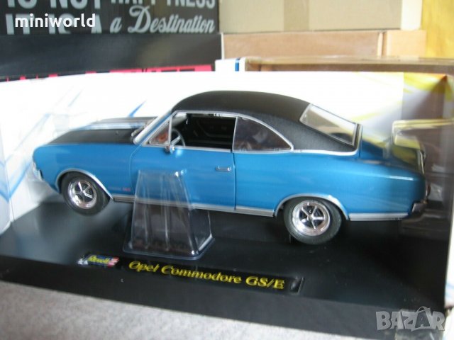 Opel Commodore A Coupe GS/E - мащаб 1:18 на Revell модела е нов в кутия, снимка 5 - Колекции - 29359456