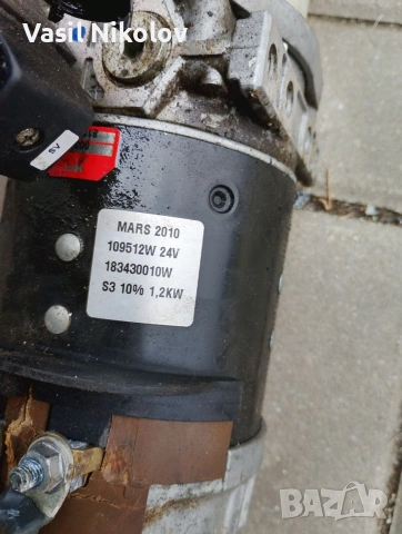 Хидравлична станция моторче 24 волта 1,2кв , снимка 3 - Части - 53133218