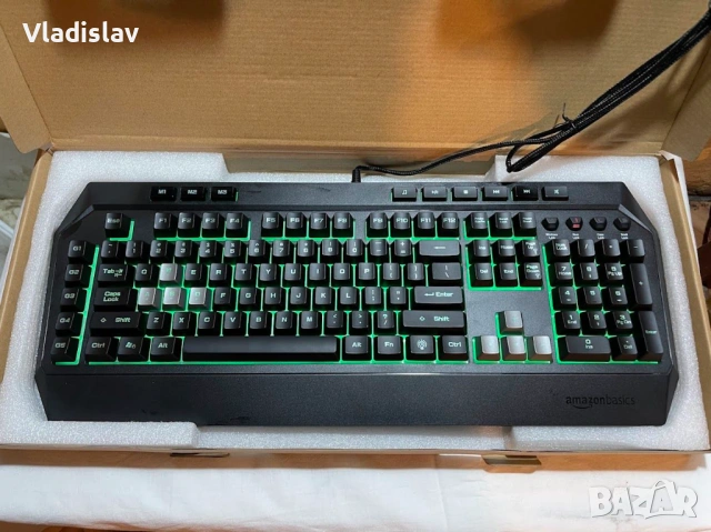 Геймърска клавиатура - Amazon - Gaming Keyboard Mechanical Feel, снимка 2 - Клавиатури и мишки - 53910245