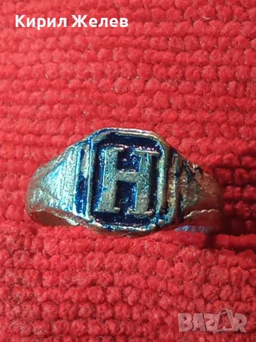 СТАРИНЕН САЧАНЕН ПРЪСТЕН с БУКВА МОНОГРАМ - Н Ръчна ИЗРАБОТКА САЧАН За КОЛЕКЦИЯ 26335, снимка 11 - Антикварни и старинни предмети - 47163391