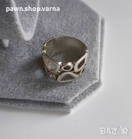 Ново сребърно пръстенче – 925 проба, снимка 5 - Пръстени - 50995210