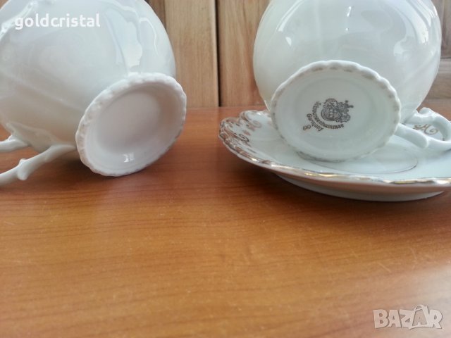 Стар немски порцелан чаши за чай кафе , снимка 7 - Други ценни предмети - 37136017
