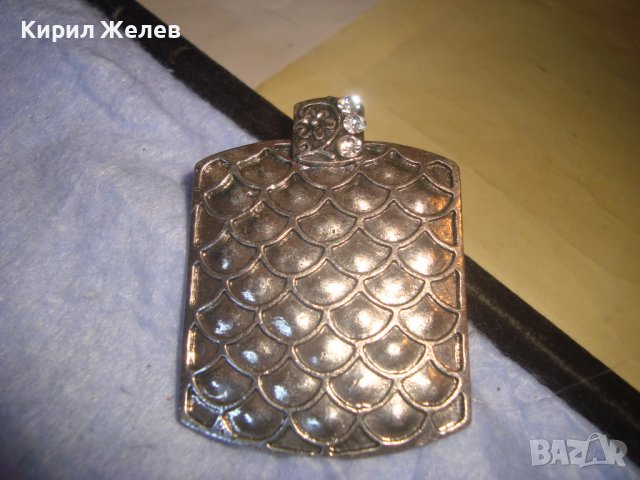 ПОСРЕБРЕН СТИЛЕН ФЕШЪН АРТ ОРНАМЕНТИРАН МЕДАЛЬОН с ЦИРКОНЧЕТА 27918, снимка 4 - Колиета, медальони, синджири - 37114923