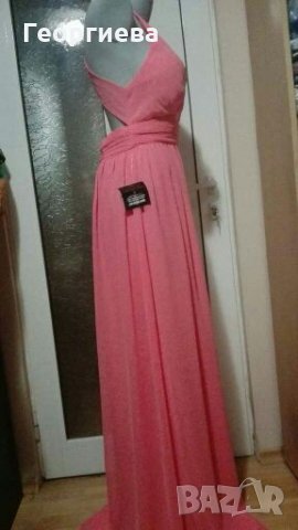 Разкошна дълга розова рокля СУПЕР ПРОМОЦИЯ👗💕40 р-р М👗💕арт.394, снимка 3 - Рокли - 29933858