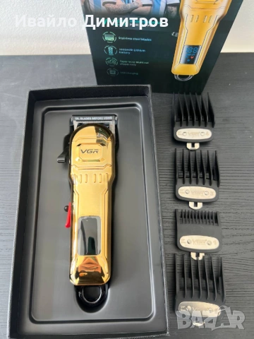 Професионален тример VGR V-268, акумулаторен, USB зареждане, снимка 3 - Тримери - 54216478