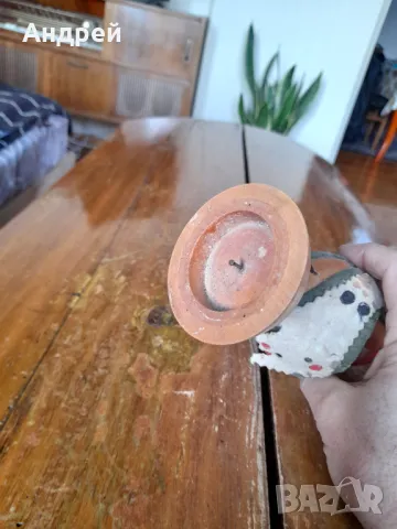 Стар дървен свещник, снимка 4 - Други ценни предмети - 48948142