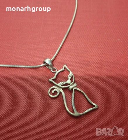 Сребърна верижка, снимка 3 - Колиета, медальони, синджири - 50676029