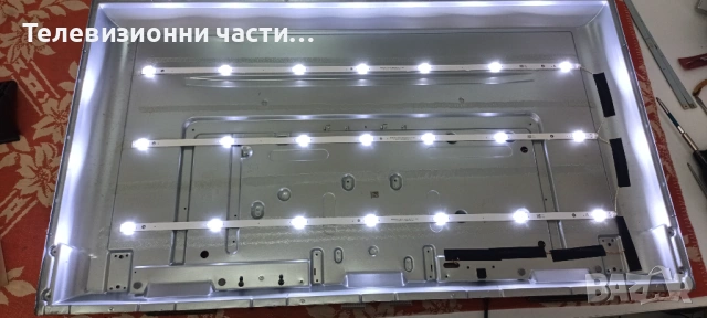 Finlux 43-FFA-6230F със счупен екран VES430UNFH-L3-Z01/17MB186 080323R2A/17IPS62 261121R10/PT430CT03, снимка 15 - Части и Платки - 54204419