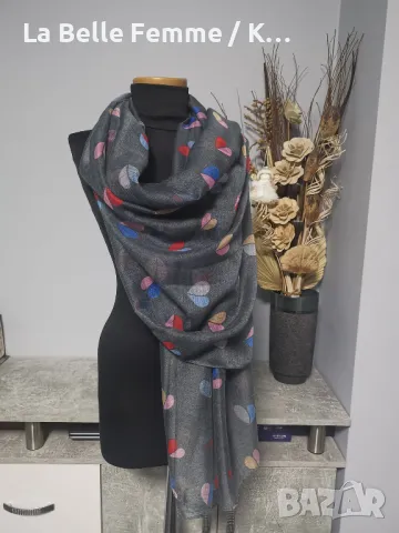 Дамски шалове от памук, снимка 6 - Шалове - 49492824