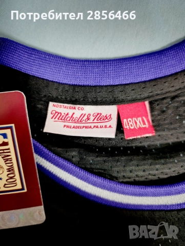 Мъжки потник Mitchell&Ness Kings Jason Williams размер XL, снимка 9 - Тениски - 52365560