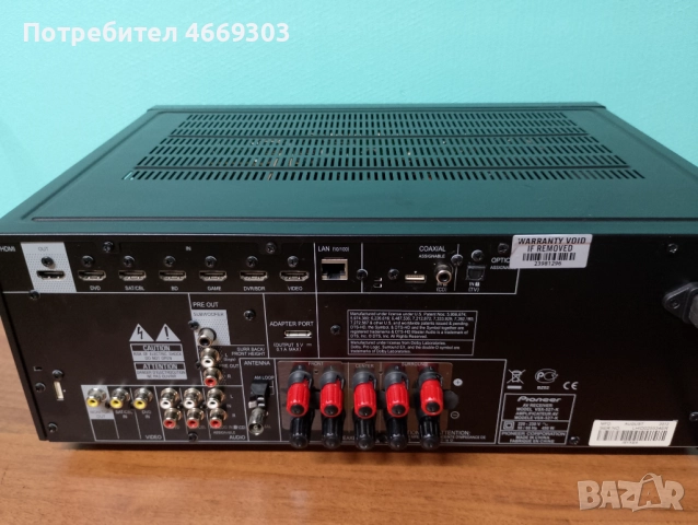 Pioneer vsx 527, снимка 5 - Ресийвъри, усилватели, смесителни пултове - 52662948