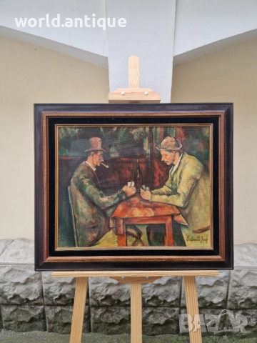 Уникална антикварна холандска авторска майсторска картина масло върху платно 