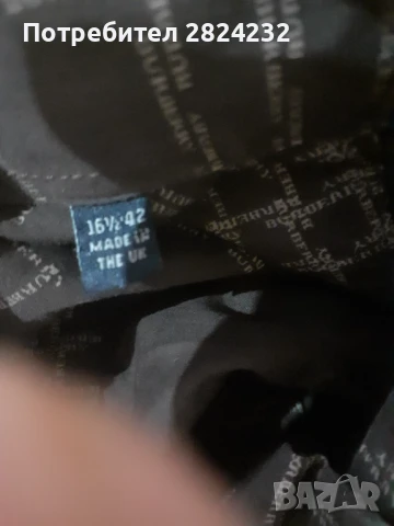 Мъжка риза на BURBERRY , снимка 2 - Ризи - 50878831