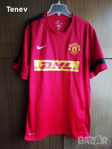 Manchester United Nike оригинална тренировъчна тениска фланелка XL Манчестър Юнайтед 2012/2013, снимка 1 - Тениски - 36524085
