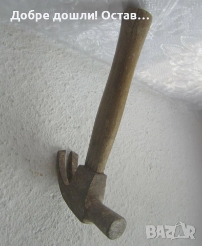 инструменти: чук брадва топор рядък инструмент, бръснарски каиш, уред за разбиване на яйца антика, снимка 9 - Други ценни предмети - 30290333