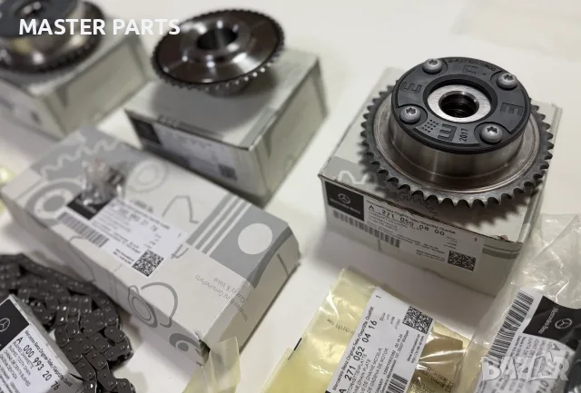 Oригинален комплект верига вануси Mercedes M271 W204 W211 W203 C E200 C200, снимка 2 - Части - 55781360