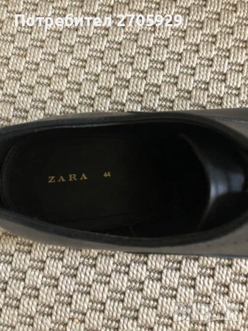 Zara елегантни обувки от изцяло естествена кожа, номер 44, снимка 3 - Официални обувки - 38102992