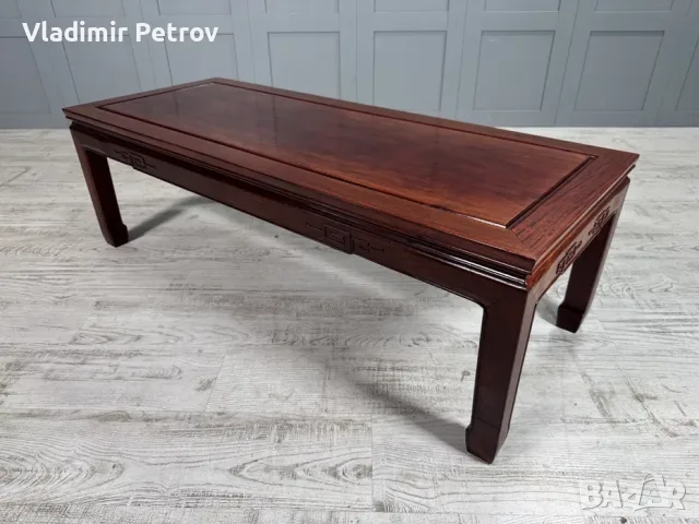 Винтидж, холна маса масив В006, снимка 12 - Маси - 56021501