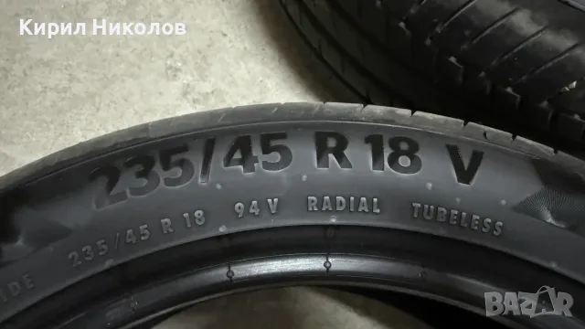 Гуми Continental PremiumContact 6 235/45/18 4 бр., снимка 3 - Гуми и джанти - 56269644