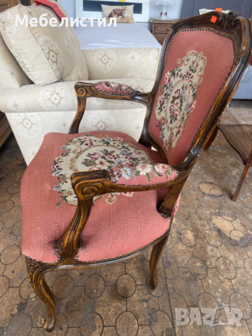 старинно кресло, снимка 3 - Дивани и мека мебел - 44682871
