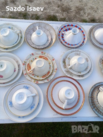 порцелан тройни сетове , снимка 3 - Чаши - 54244207