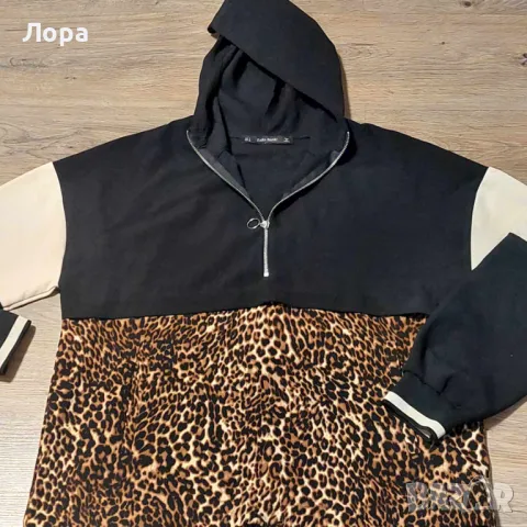 Дамски анорак ZARA в тигрово, снимка 2 - Суичъри - 48435852