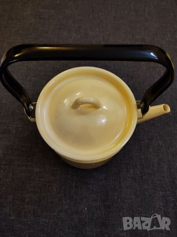 Стар емайлиран чайник СССР, Русия. , снимка 4 - Съдове за готвене - 34393912
