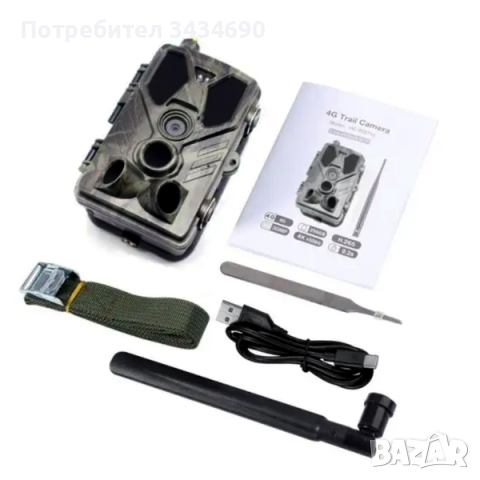 4К ловна камера Suntek HC-812Pro 4G LTE с Live Video & APP наживо /LK056/, снимка 12 - Камери - 44512666