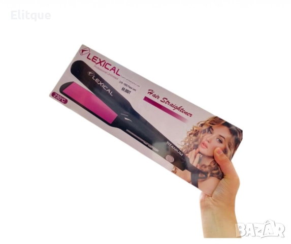 Преса за коса, титаниеви плочи, 230C, 65W, снимка 6 - Преси за коса - 52841918