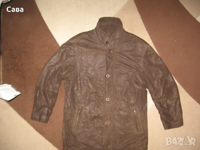 Кожено яке DAVID MOORE  мъжко,ХЛ, снимка 4 - Якета - 47907326