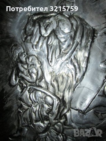 Авторски метален барелеф Херакъл, снимка 4 - Пана - 38550310