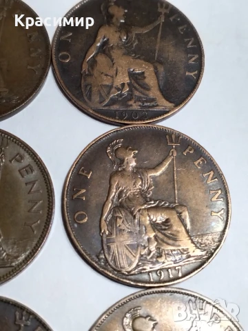 ONE PENNY 1903-1948 г.18 бр, снимка 11 - Нумизматика и бонистика - 51138290