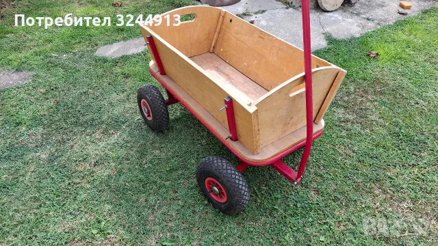 Традиционна немска ръчна количка (тип Bollerwagen), снимка 2 - Други стоки за дома - 56139147